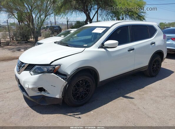 KNMAT2MT9GP691736 2016 NISSAN ROGUE Белый Передняя левая четверть