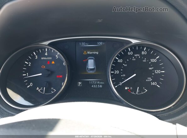 KNMAT2MT9GP691736 2016 NISSAN ROGUE Белый Вид задних сидений