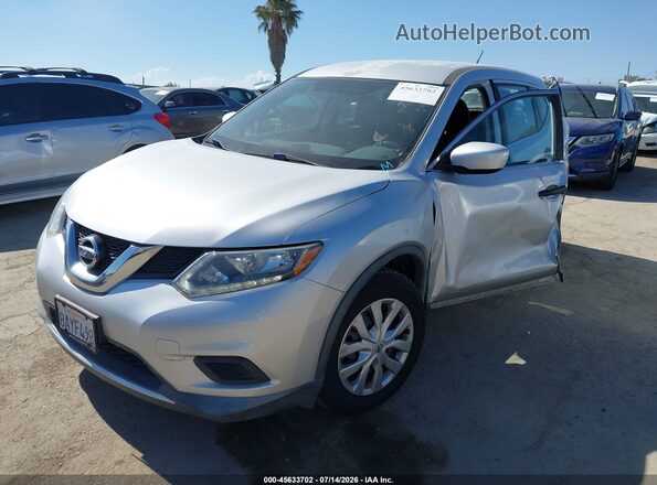 KNMAT2MT9GP696239 2016 NISSAN ROGUE Gray Передня ліва чверть