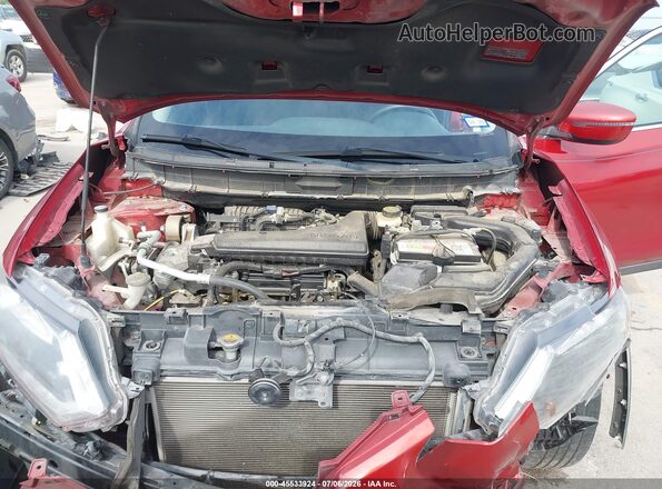 KNMAT2MT9GP709877 2016 NISSAN ROGUE Red Widok z tyłu