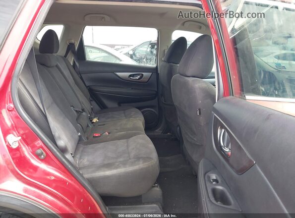 KNMAT2MT9GP709877 2016 NISSAN ROGUE Red Widok naklejki z numerem VIN