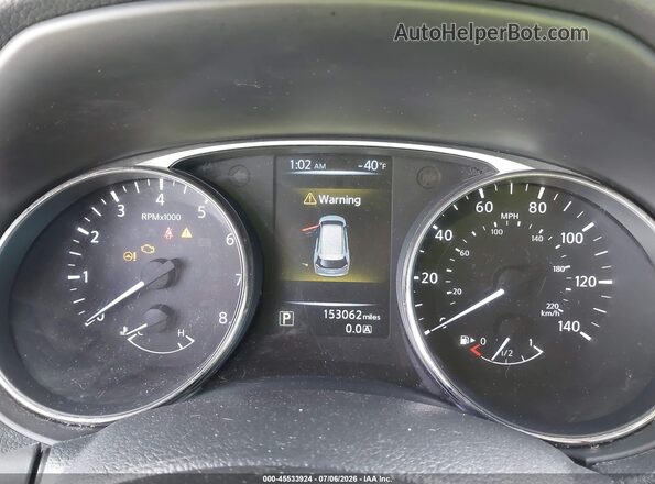 KNMAT2MT9GP709877 2016 NISSAN ROGUE Red Widok tylnych siedzeń