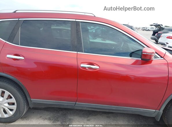 KNMAT2MT9GP709877 2016 NISSAN ROGUE Red Widok wnętrza 360 stopni