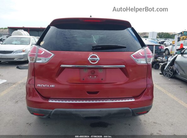 KNMAT2MT9GP709877 2016 NISSAN ROGUE Red 