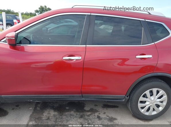 KNMAT2MT9GP709877 2016 NISSAN ROGUE Red 