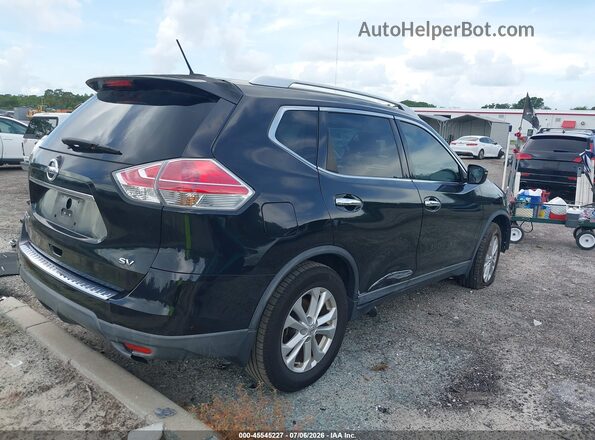 KNMAT2MT9GP716831 2016 NISSAN ROGUE Black Tył prawy