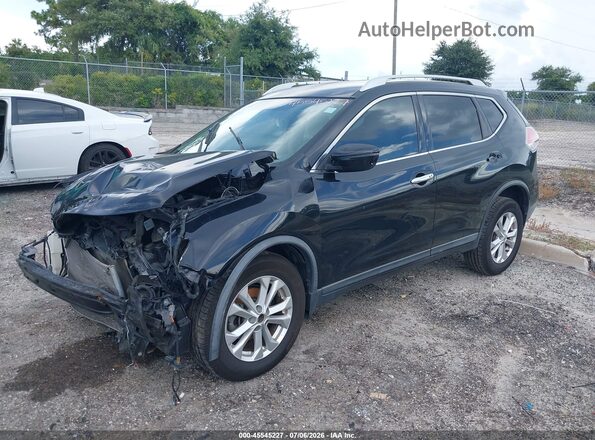 KNMAT2MT9GP716831 2016 NISSAN ROGUE Black Przód lewy