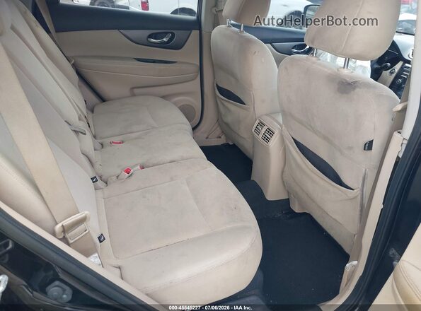 KNMAT2MT9GP716831 2016 NISSAN ROGUE Black Widok naklejki z numerem VIN