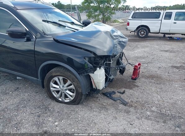 KNMAT2MT9GP716831 2016 NISSAN ROGUE Black Widok z przodu
