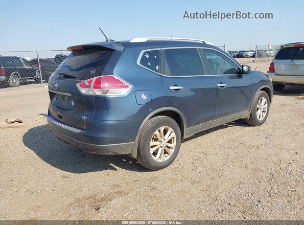 KNMAT2MT9GP723312 2016 NISSAN ROGUE Dark Blue Rear right