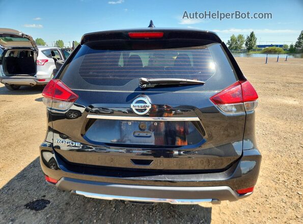 KNMAT2MT9HP533172 2017 NISSAN ROGUE Black Widok z tyłu