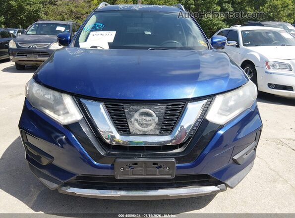 KNMAT2MT9HP575468 2017 NISSAN ROGUE Синий Вид спереди
