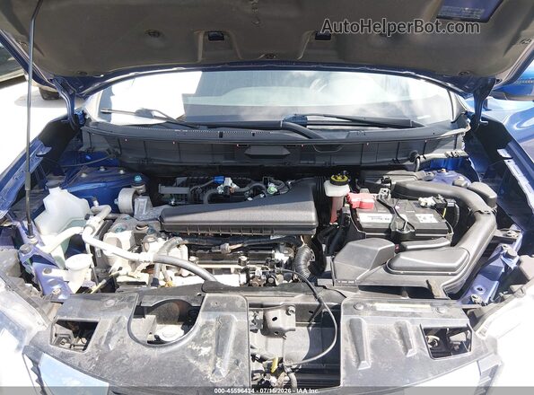 KNMAT2MT9HP575468 2017 NISSAN ROGUE Синий Вид сзади