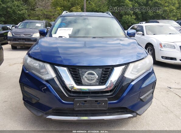 KNMAT2MT9HP575468 2017 NISSAN ROGUE Синий Вид щитка приборов