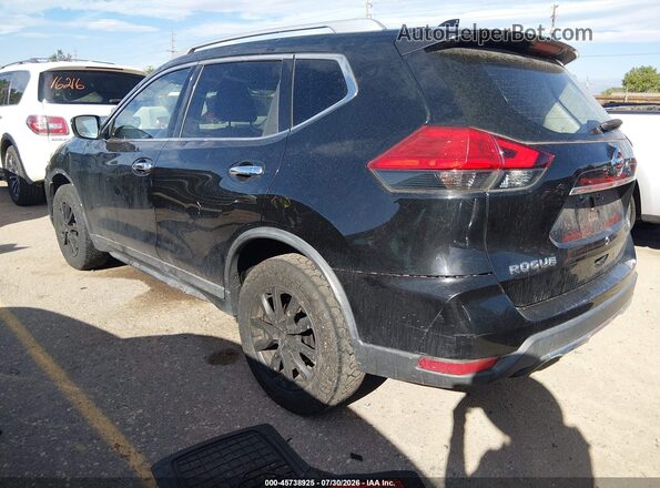 KNMAT2MT9HP589855 2017 NISSAN ROGUE Черный Задняя левая четверть