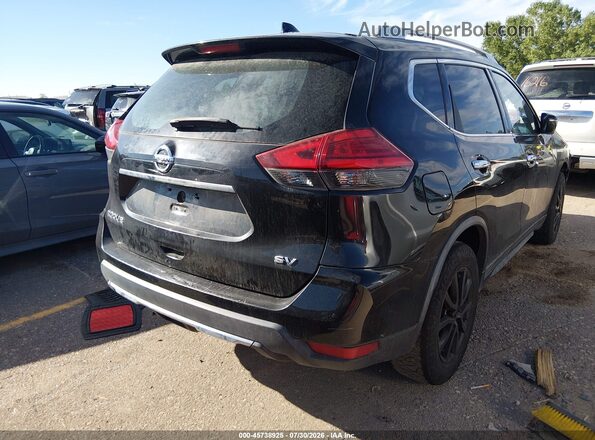 KNMAT2MT9HP589855 2017 NISSAN ROGUE Черный Задняя правая четверть