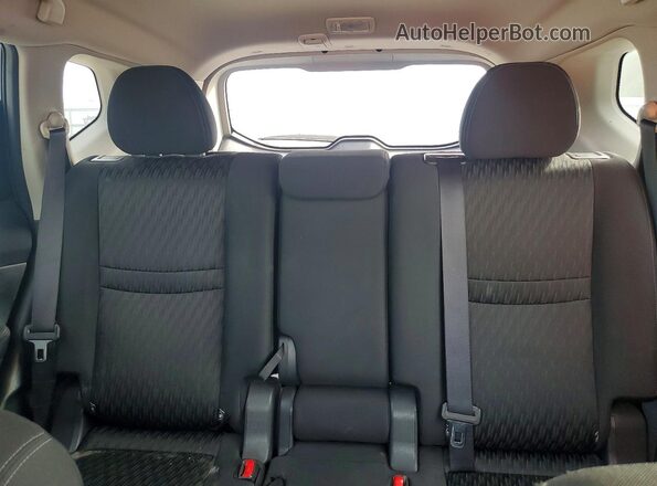 KNMAT2MT9JP546011 2018 NISSAN ROGUE Gray უკანა სავარძლების ხედი