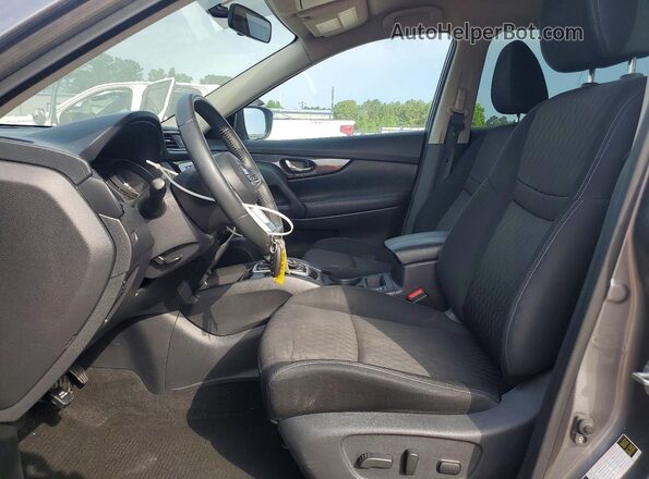 KNMAT2MT9JP546011 2018 NISSAN ROGUE Gray წინა სალონის ხედი