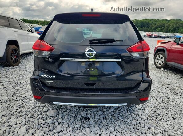 KNMAT2MT9JP602223 2018 NISSAN ROGUE Black Widok z tyłu