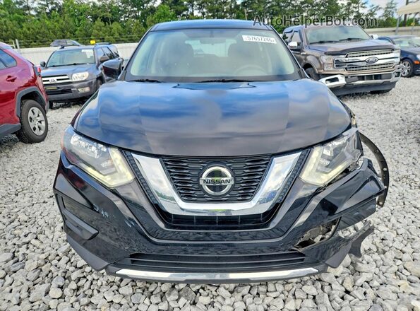KNMAT2MT9JP602223 2018 NISSAN ROGUE Black Widok z przodu