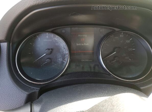 KNMAT2MT9KP521014 2019 NISSAN ROGUE Charcoal Instrument cluster view