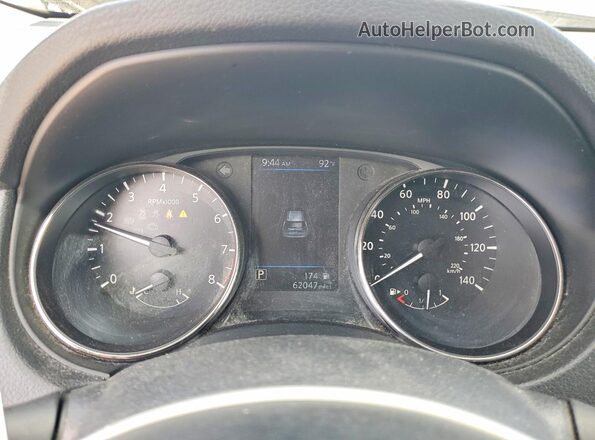 KNMAT2MT9KP548228 2019 NISSAN ROGUE Gray Սարքավորումների վահանակի տեսք