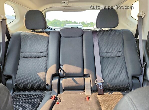 KNMAT2MT9LP507230 2020 NISSAN ROGUE Silver Rear seats view