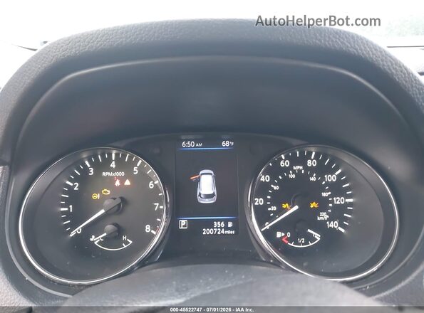 KNMAT2MT9LP522620 2020 NISSAN ROGUE Silver უკანა სავარძლების ხედი