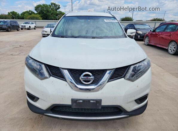 KNMAT2MTXGP634221 2016 NISSAN ROGUE White Вид спереду