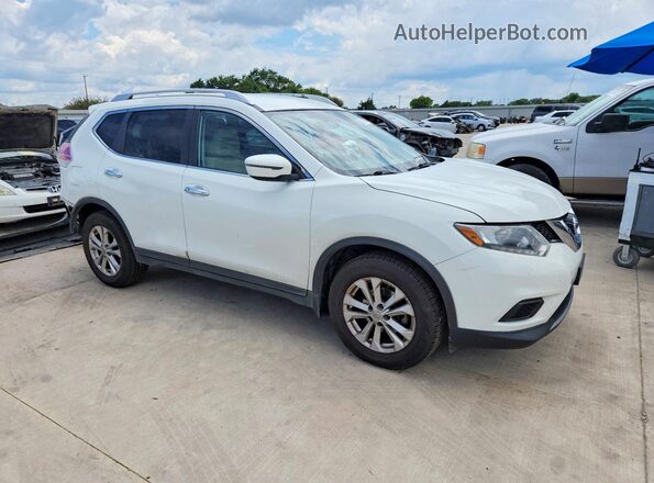 KNMAT2MTXGP634221 2016 NISSAN ROGUE White Передня права чверть