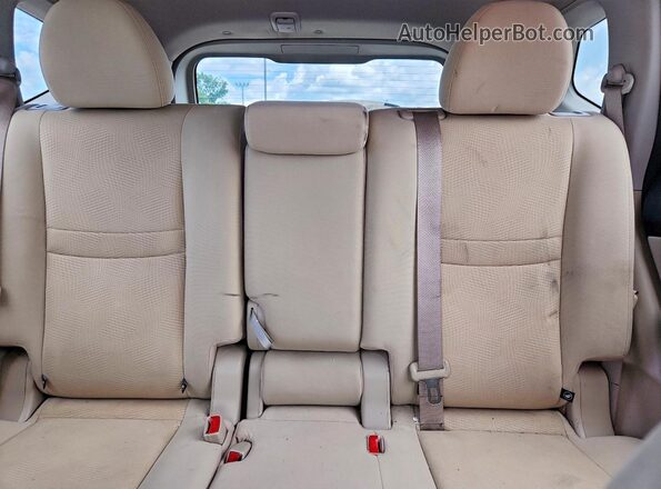 KNMAT2MTXGP634221 2016 NISSAN ROGUE White Вид задніх сидінь