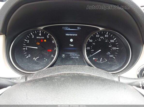 KNMAT2MTXGP647034 2016 NISSAN ROGUE Красный Вид задних сидений