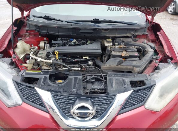 KNMAT2MTXGP647034 2016 NISSAN ROGUE Красный Вид сзади