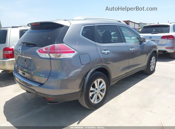 KNMAT2MTXGP689283 2016 NISSAN ROGUE Gray Задня права чверть