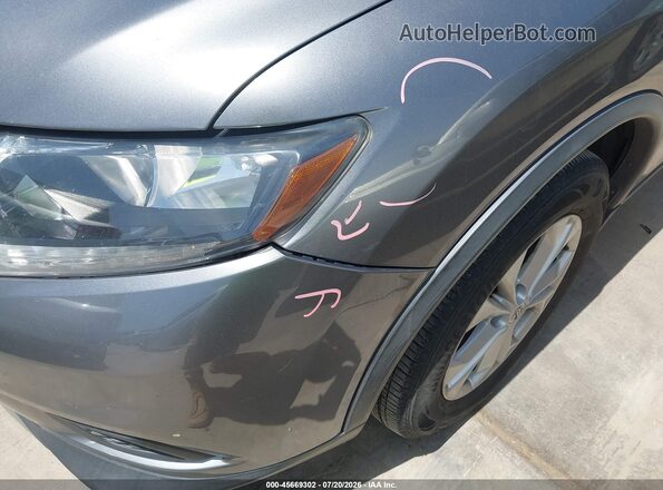 KNMAT2MTXGP689283 2016 NISSAN ROGUE Gray 