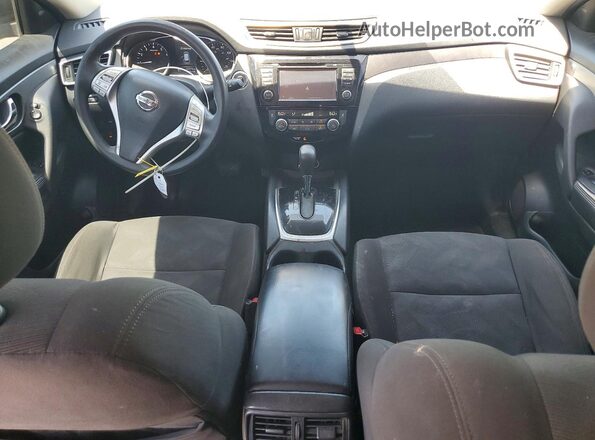 KNMAT2MTXGP706261 2016 NISSAN ROGUE Blue Vista del salpicadero