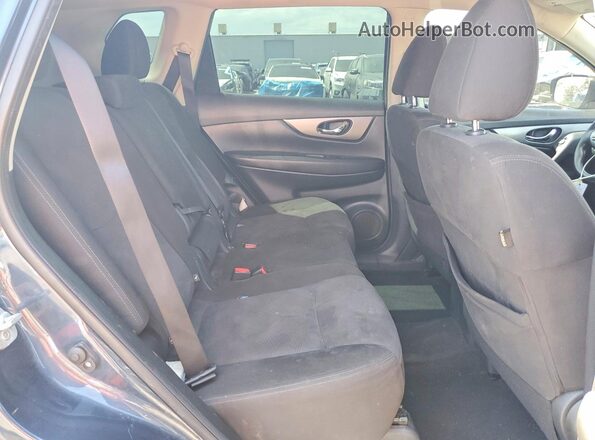 KNMAT2MTXGP706261 2016 NISSAN ROGUE Blue Vista de los asientos traseros
