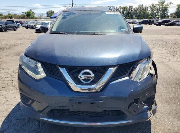KNMAT2MTXGP706261 2016 NISSAN ROGUE Blue Vista frontal