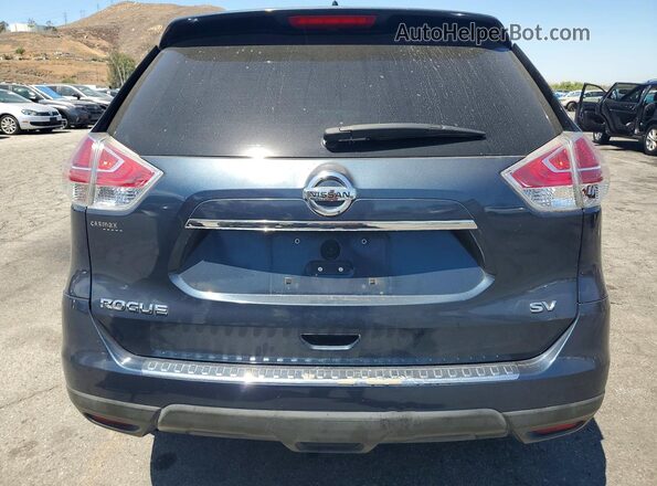 KNMAT2MTXGP706261 2016 NISSAN ROGUE Blue Vista trasera