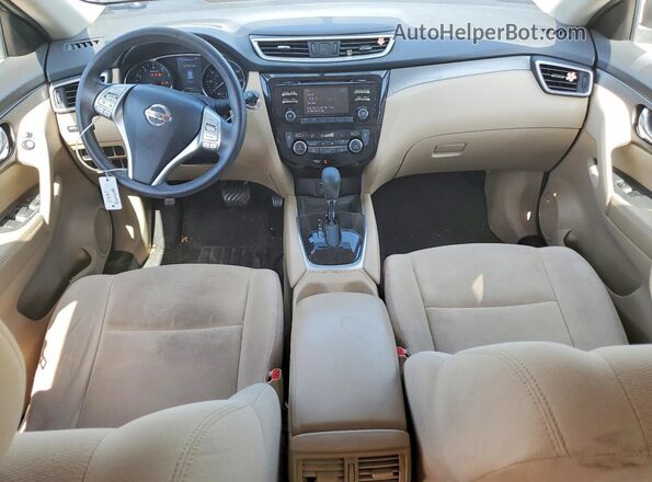 KNMAT2MTXGP714263 2016 NISSAN ROGUE Blue Вид панелі приладів