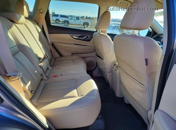 KNMAT2MTXGP738045 2016 NISSAN ROGUE Gray Вид задньої частини салону