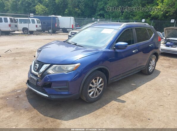 KNMAT2MTXHP501315 2017 NISSAN ROGUE Blue Przód lewy