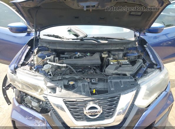 KNMAT2MTXHP501315 2017 NISSAN ROGUE Blue Widok z tyłu