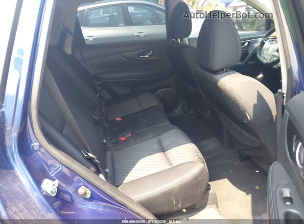 KNMAT2MTXHP501315 2017 NISSAN ROGUE Blue Widok naklejki z numerem VIN