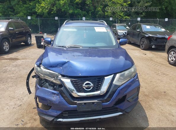 KNMAT2MTXHP501315 2017 NISSAN ROGUE Blue Widok zestawu wskaźników