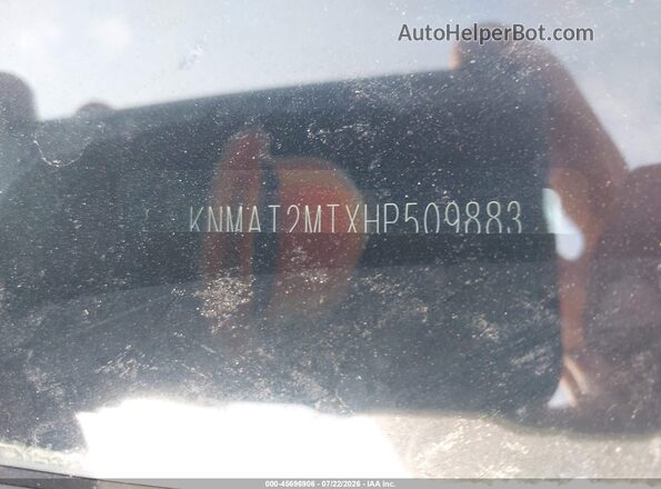 KNMAT2MTXHP509883 2017 NISSAN ROGUE Silver 