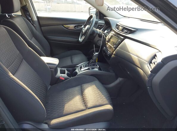 KNMAT2MTXJP503670 2018 NISSAN ROGUE Black Սալոնի դիմացի տեսք