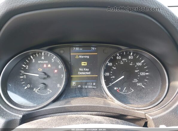 KNMAT2MTXJP503670 2018 NISSAN ROGUE Black Հետևի նստատեղերի տեսք