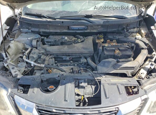 KNMAT2MTXJP506858 2018 NISSAN ROGUE Silver Engine compartment view