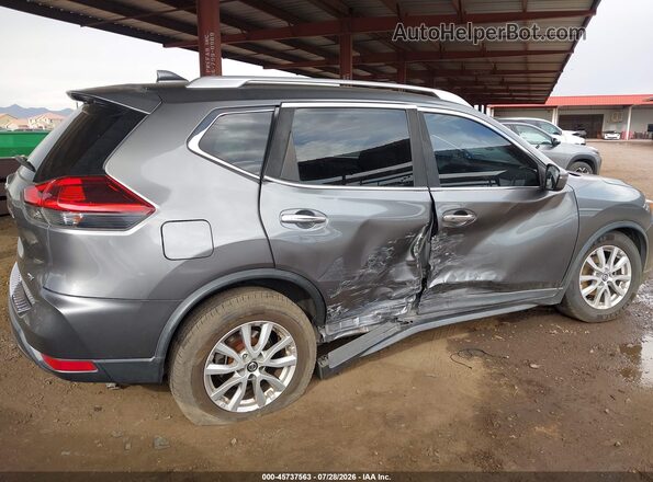 KNMAT2MTXJP524695 2018 NISSAN ROGUE Gray Դիմացի տեսք